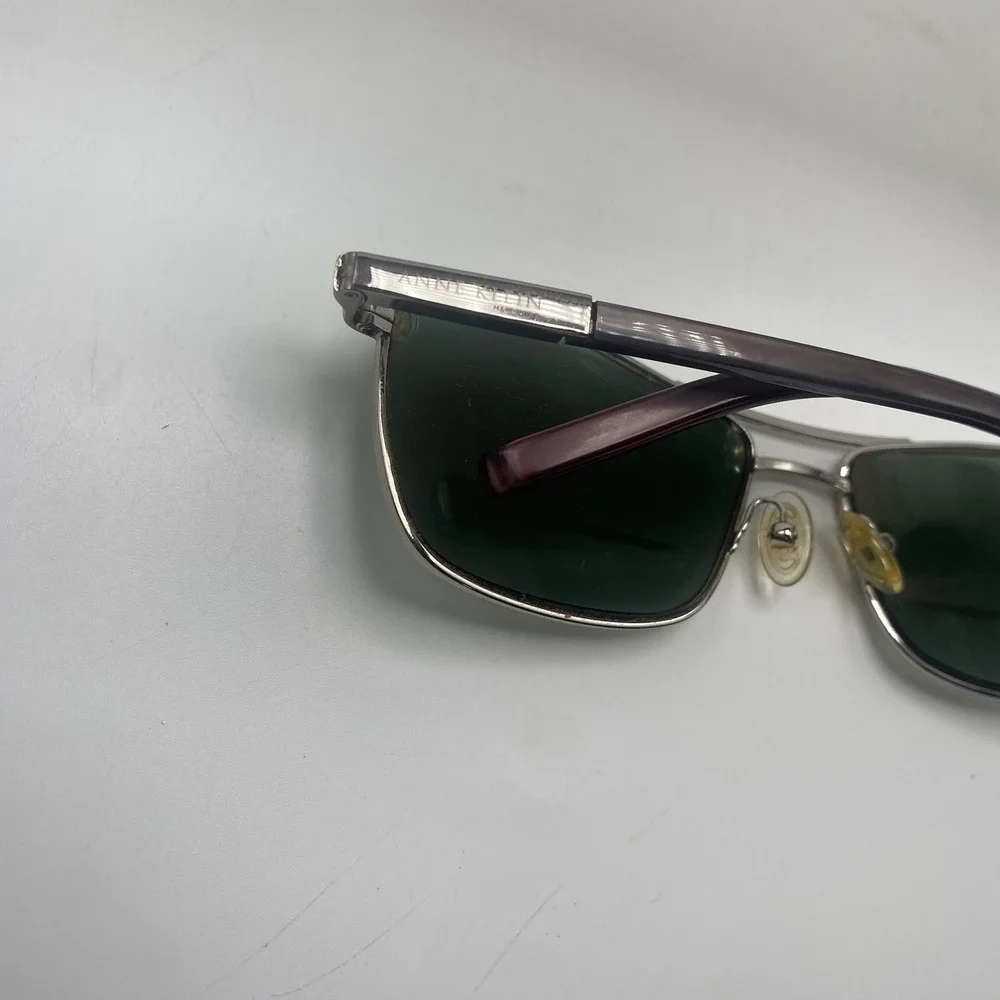 Anne Klein Sunglasses Women FRAME ONLY AK4124 58-16-130 Silver Brown 691 - Picture 5 of 16